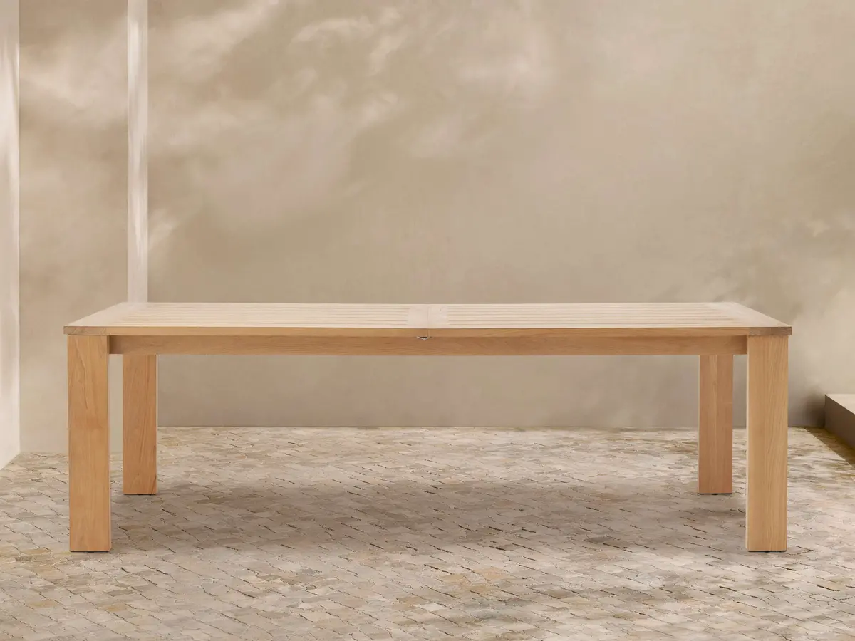 Bal Harbour Outdoor Teak Extension Dining Table 1