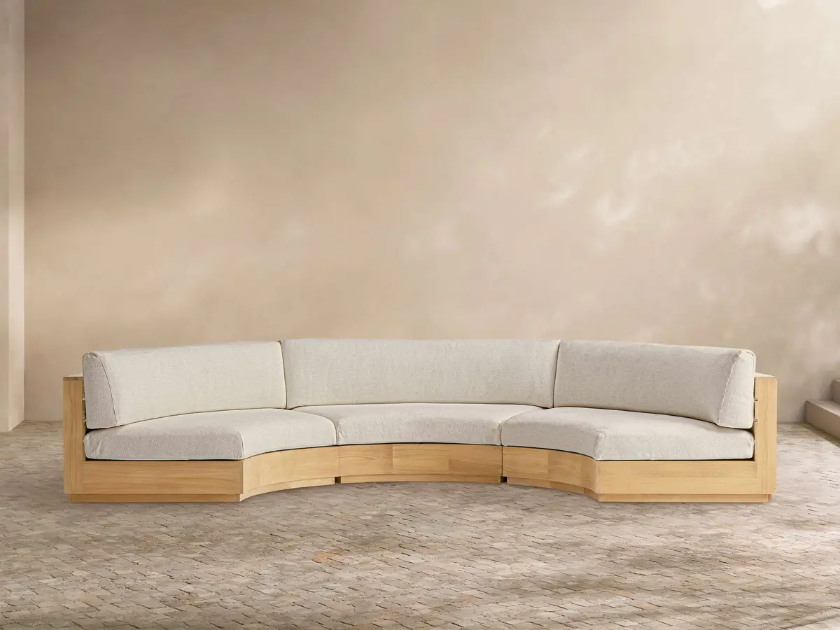 Bal Harbour Outdoor Curved Three Piece Sectional 1