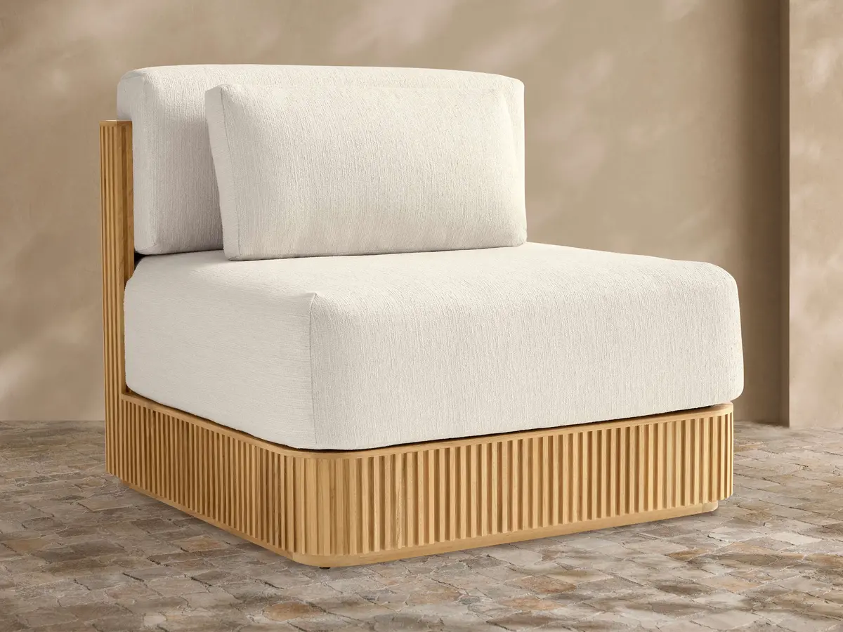 Beaumont Outdoor Teak Lounge Chair 1