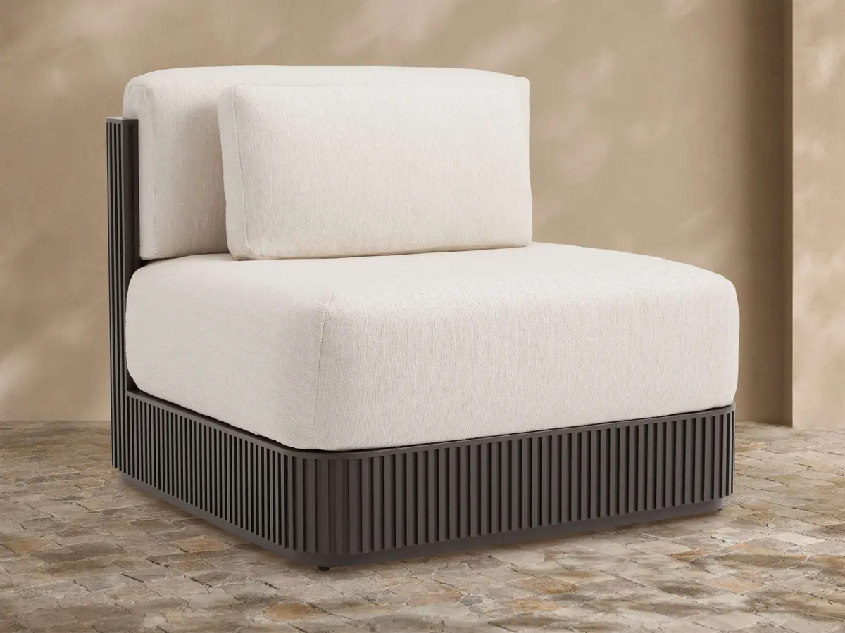 Beaumont Outdoor Aluminum Lounge Chair 1