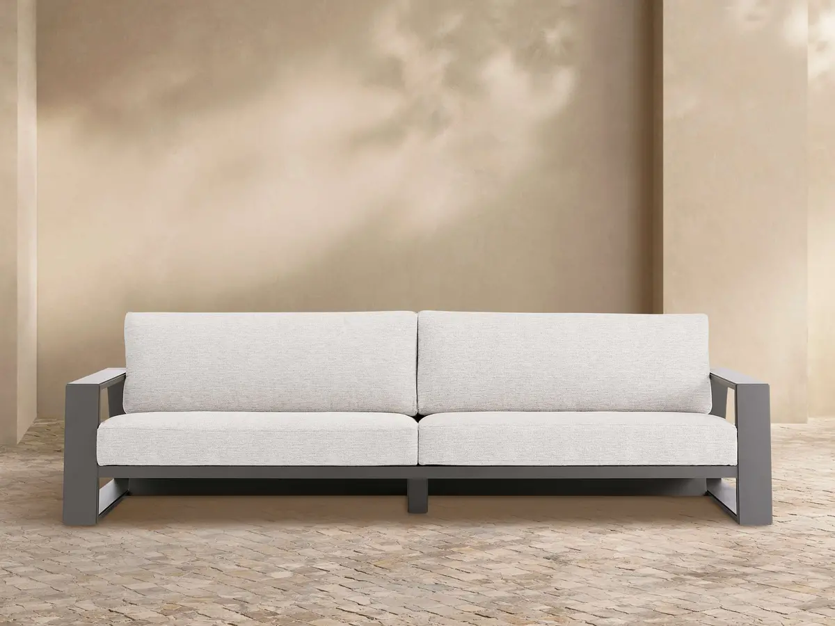 Canyon Outdoor Aluminum Sofa 1