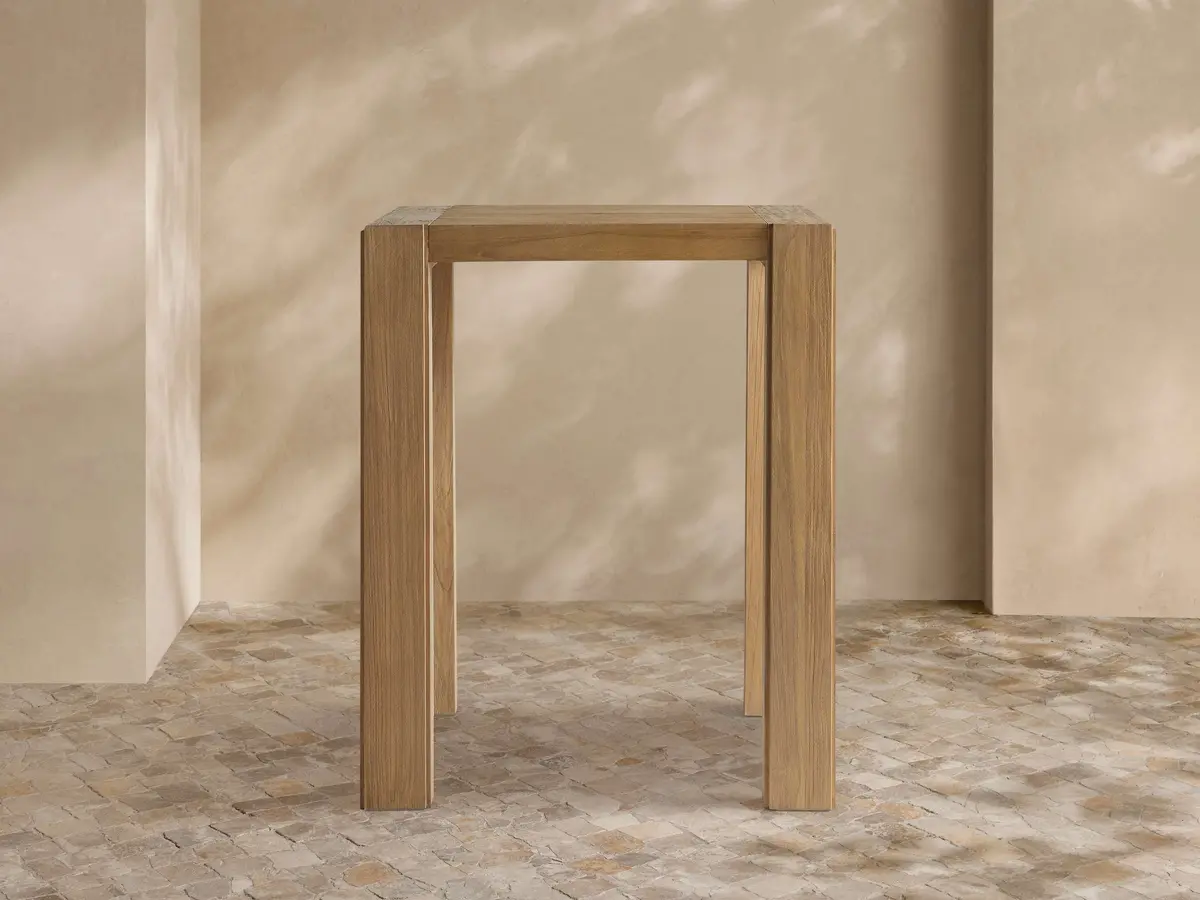 Canyon Outdoor Teak Bar Table 1