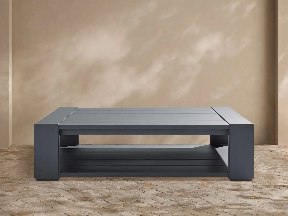 Canyon Outdoor Aluminum Coffee Table 1