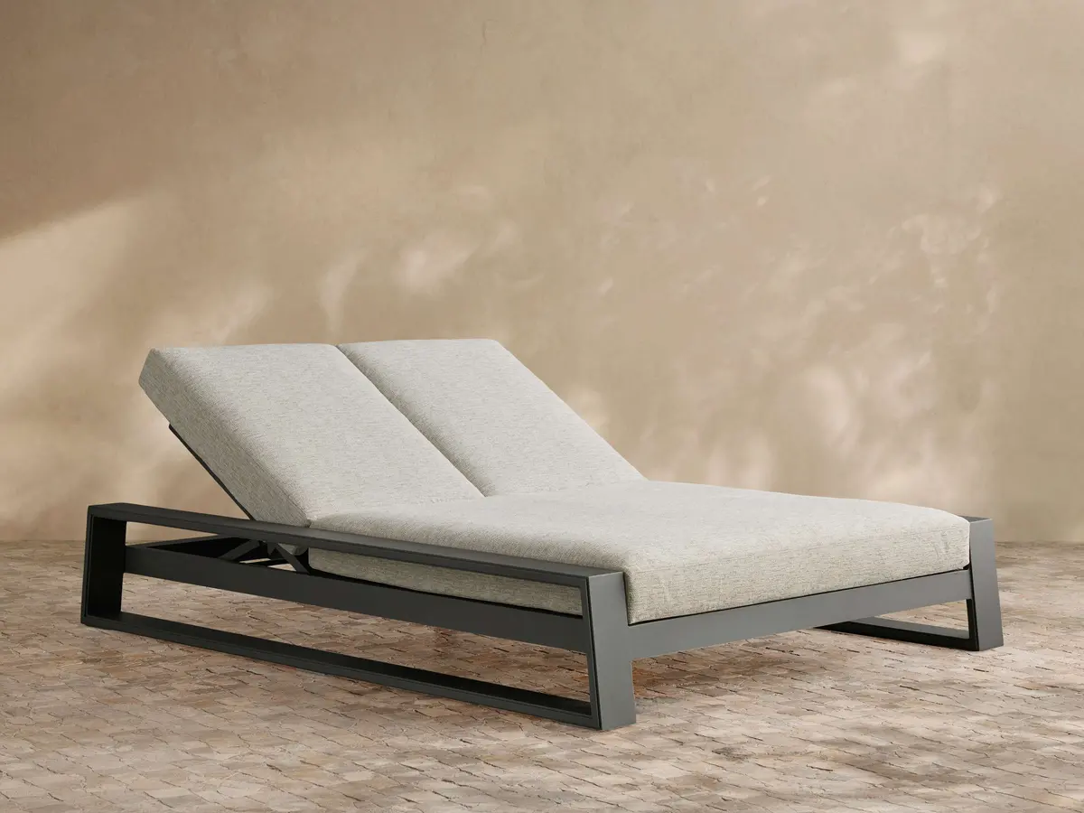 Canyon Outdoor Aluminum Double Chaise 1