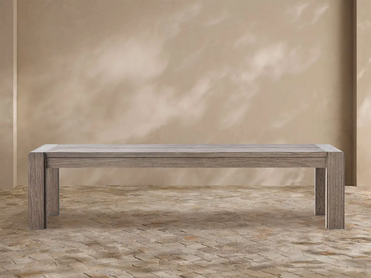 Canyon Outdoor Teak Dining Bench 1
