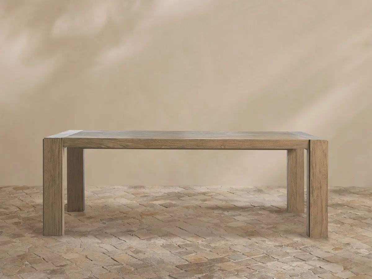 Canyon Outdoor Teak Dining Table 1