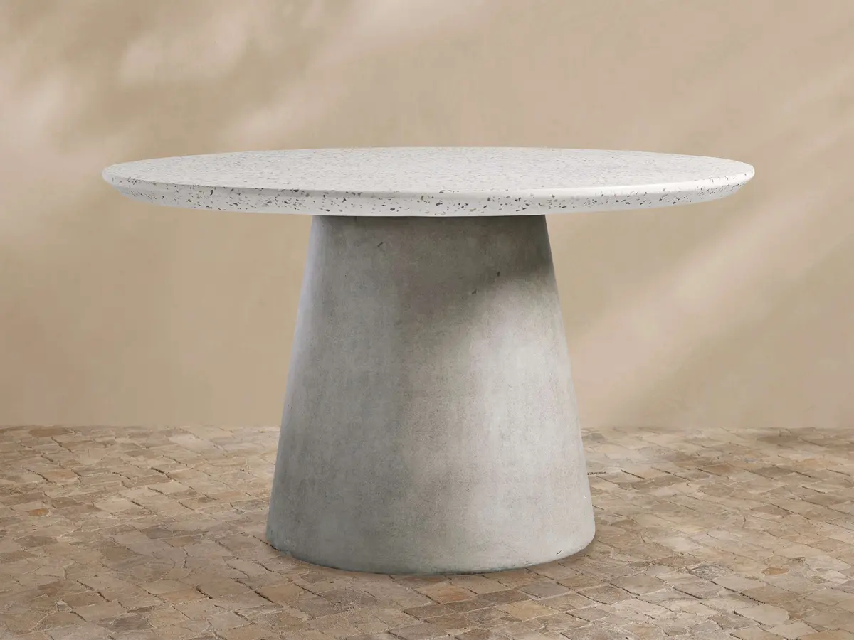 Edgewater Outdoor Terrazzo Dining Table 1