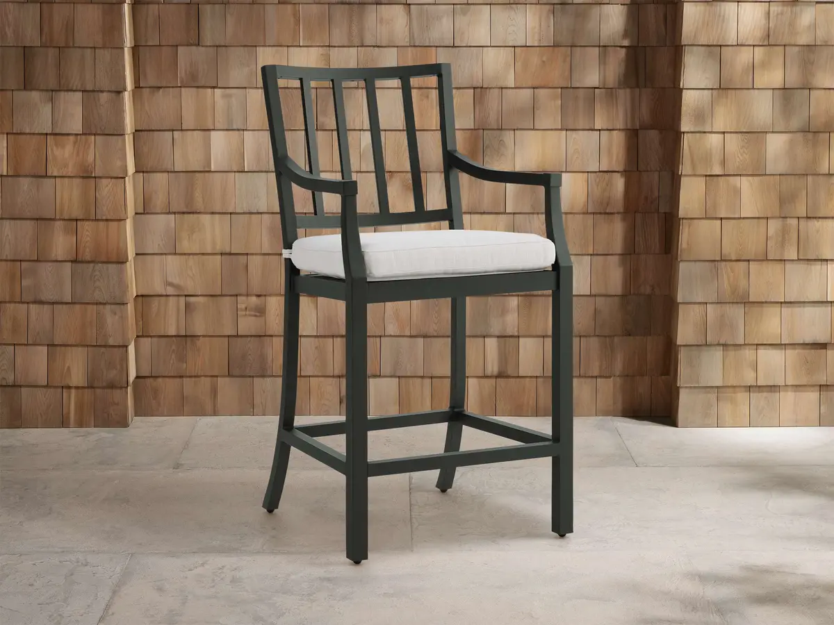 Montego Outdoor Aluminum Counter Stool 1