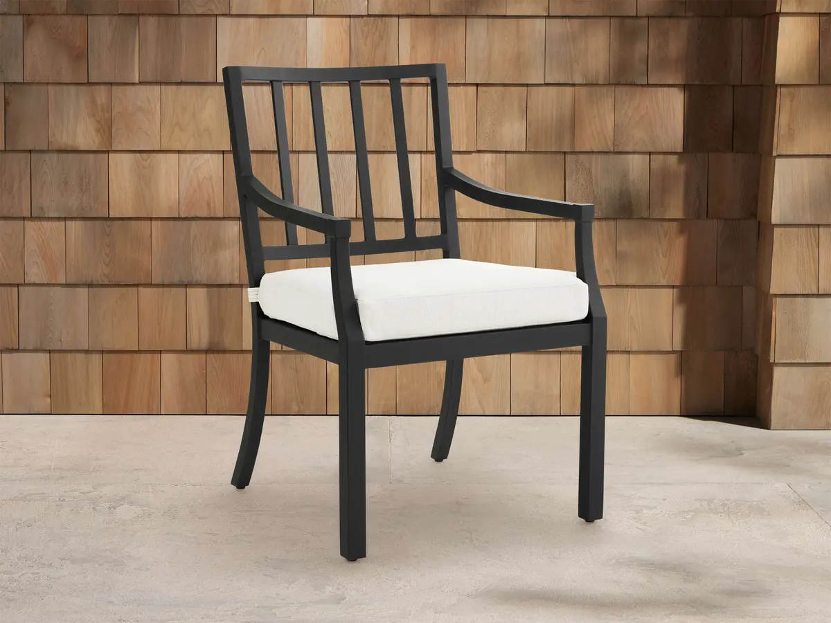 Montego Outdoor Aluminum Dining Arm Chair 1