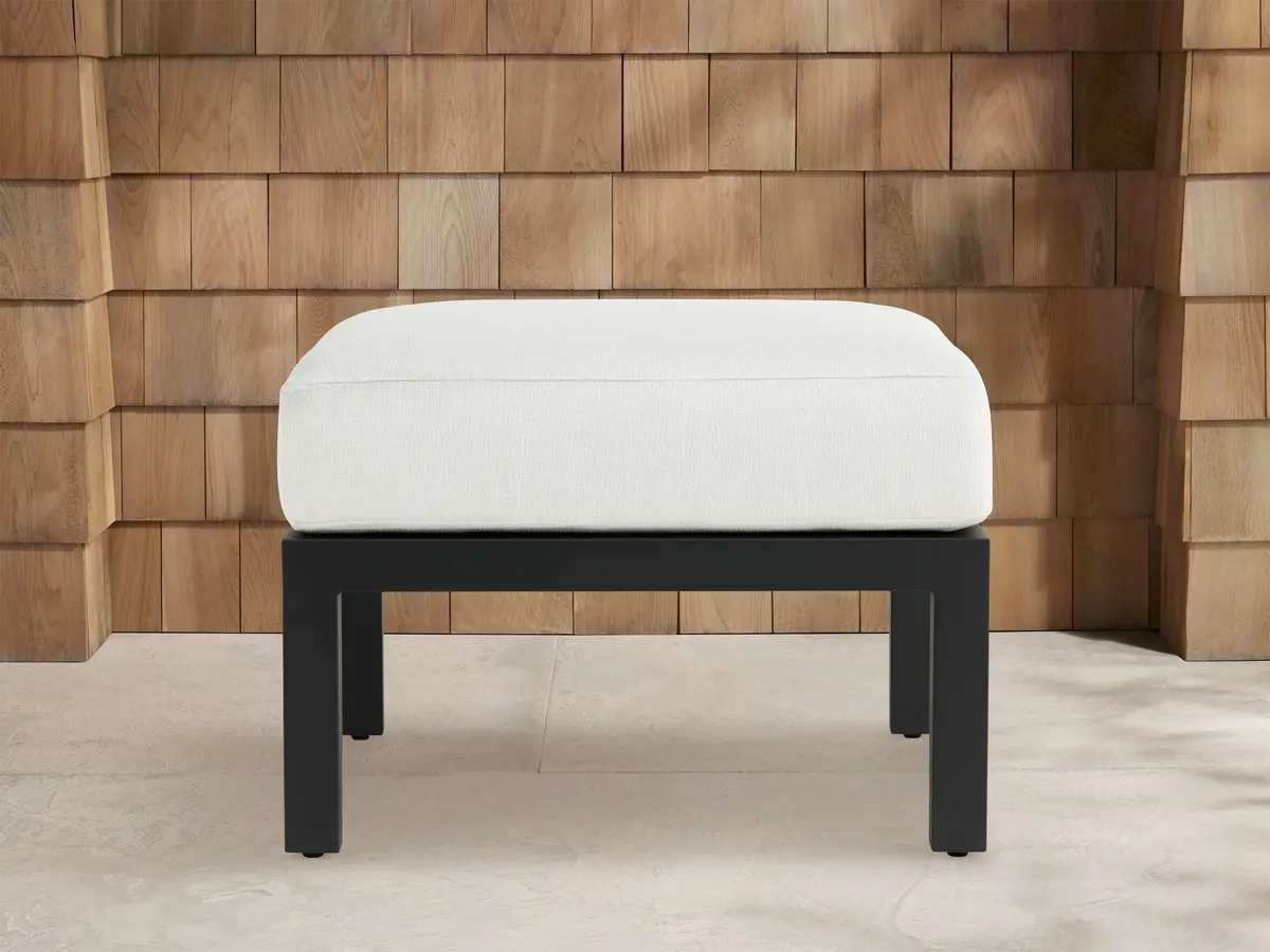 Montego Outdoor Aluminum Ottoman 1