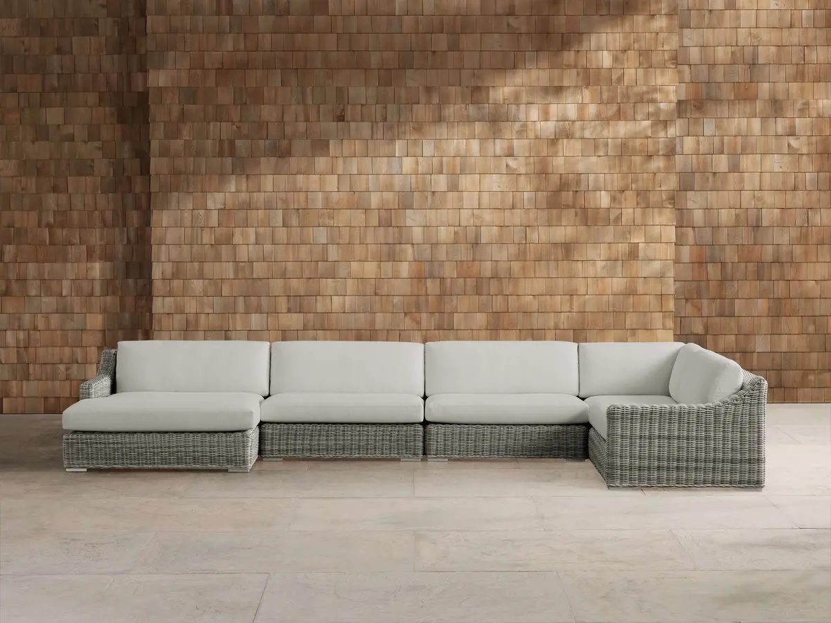 Montauk Outdoor Five-Piece Sectional 1