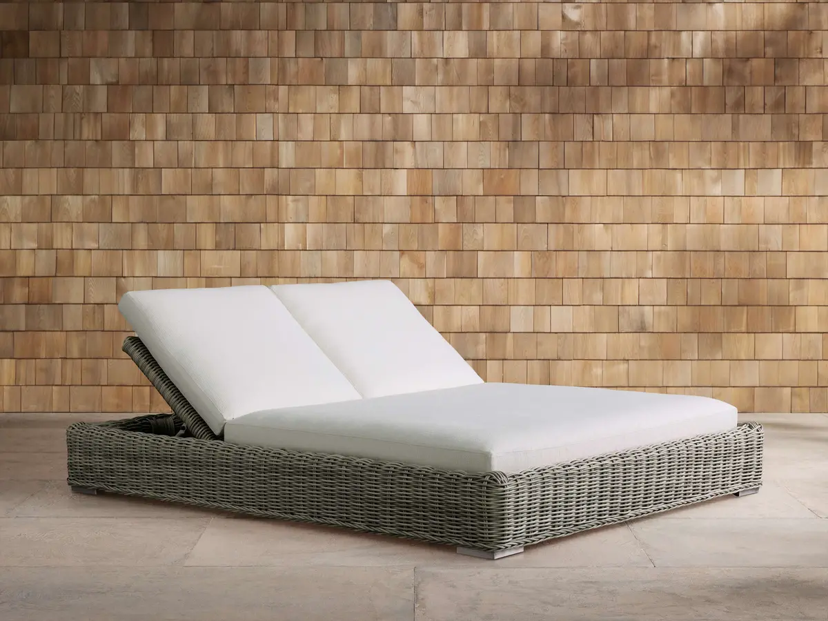 Montauk Outdoor Double Chaise 1