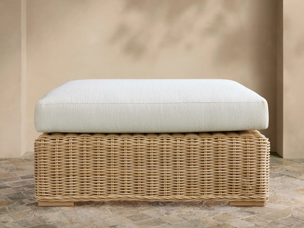 Montauk Outdoor Ottoman 1