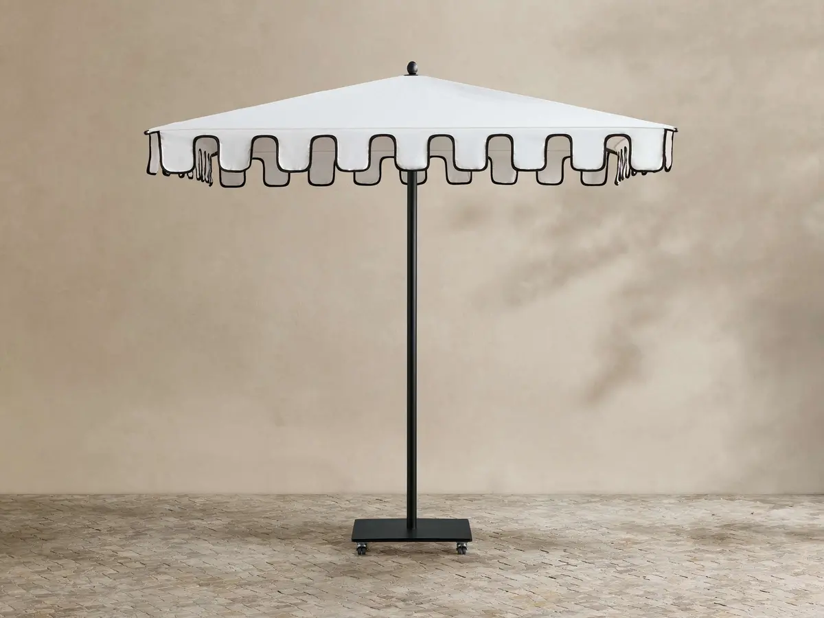 Nata Outdoor Square Scalloped Umbrella 1