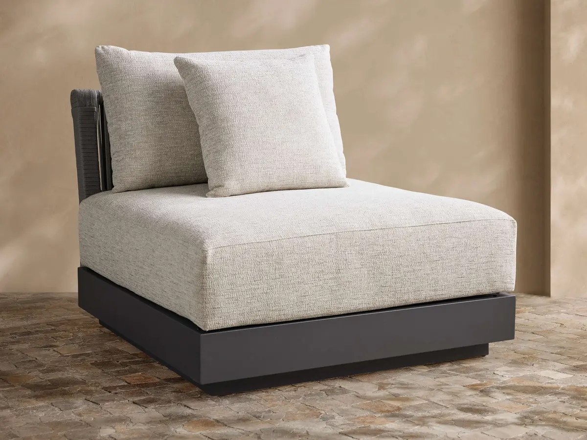Naxos Outdoor Armless Chair 1
