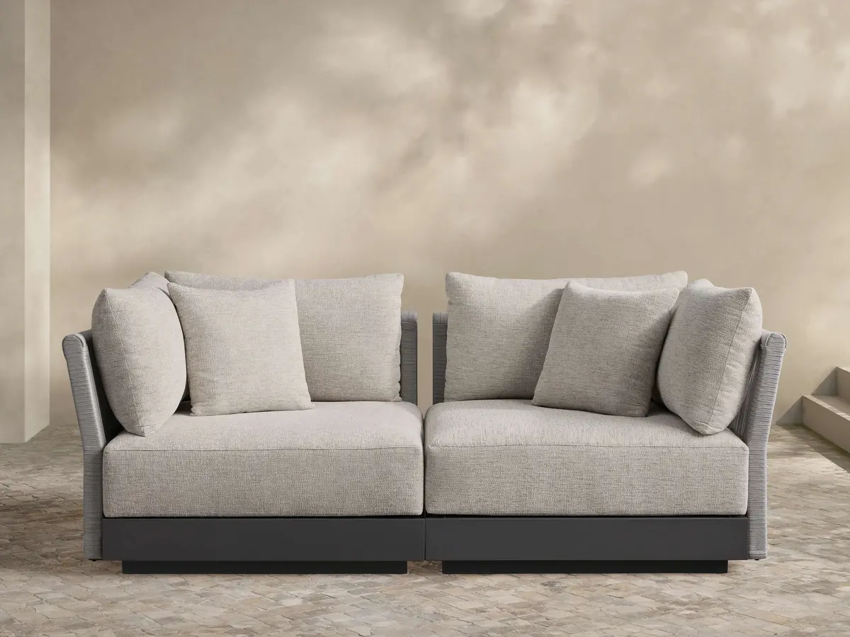 Naxos Outdoor Two-Piece Modular Sofa 1
