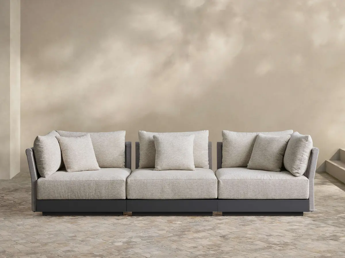 Naxos Outdoor Three Piece Modular Sofa 1
