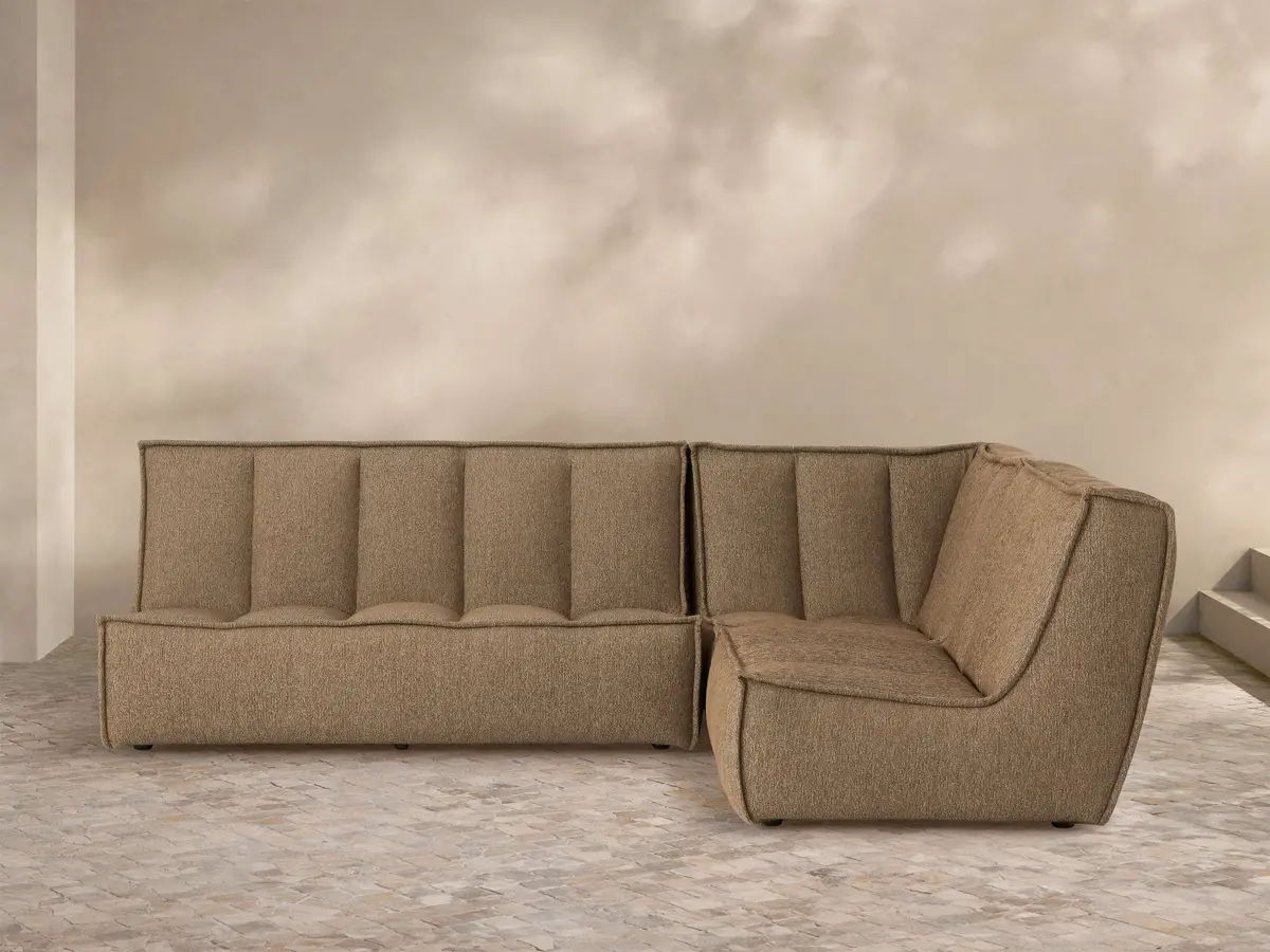 Porto Outdoor Three-Piece Corner Sectional 1
