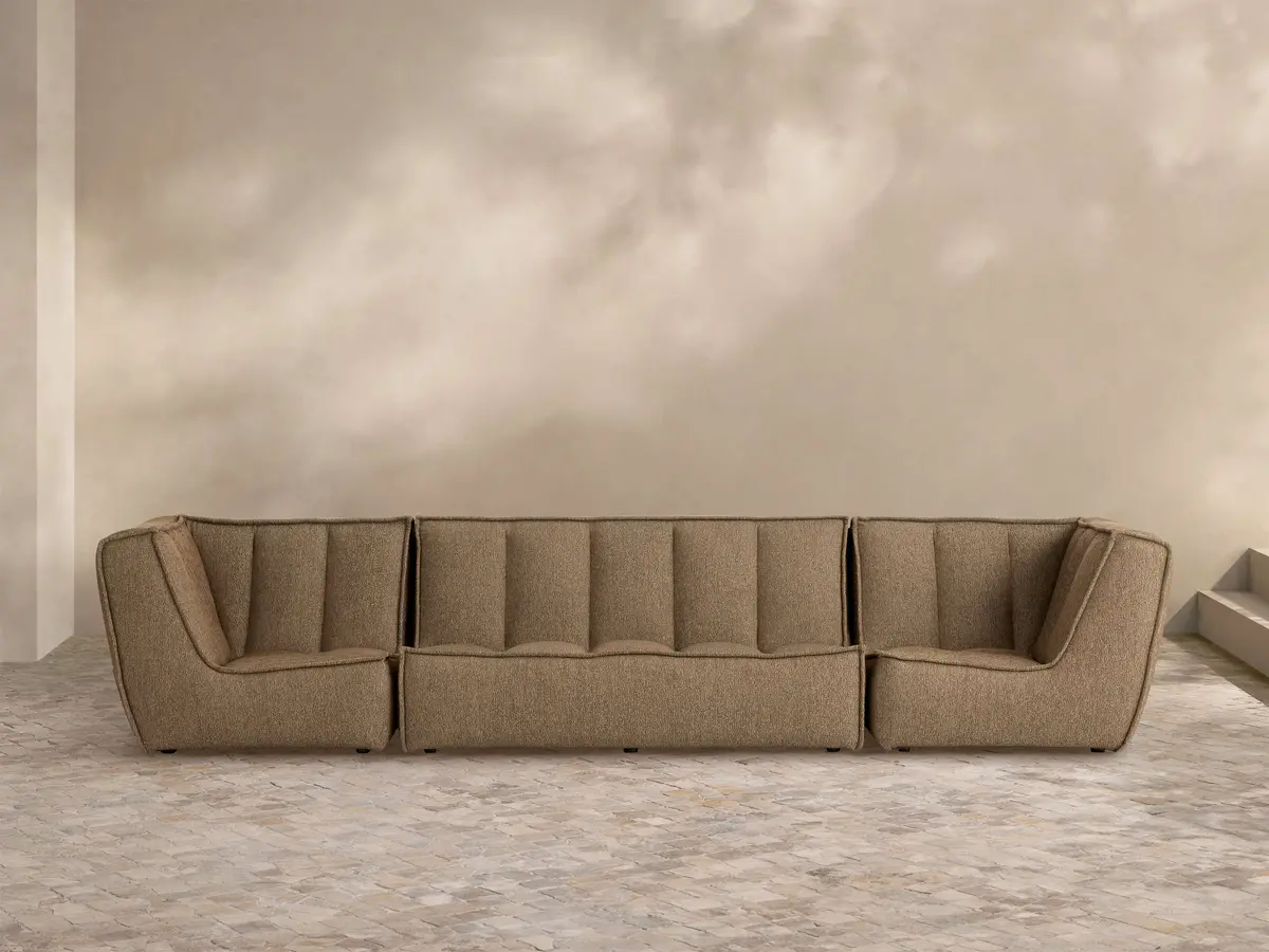 Porto Outdoor Three-Piece Sectional 1