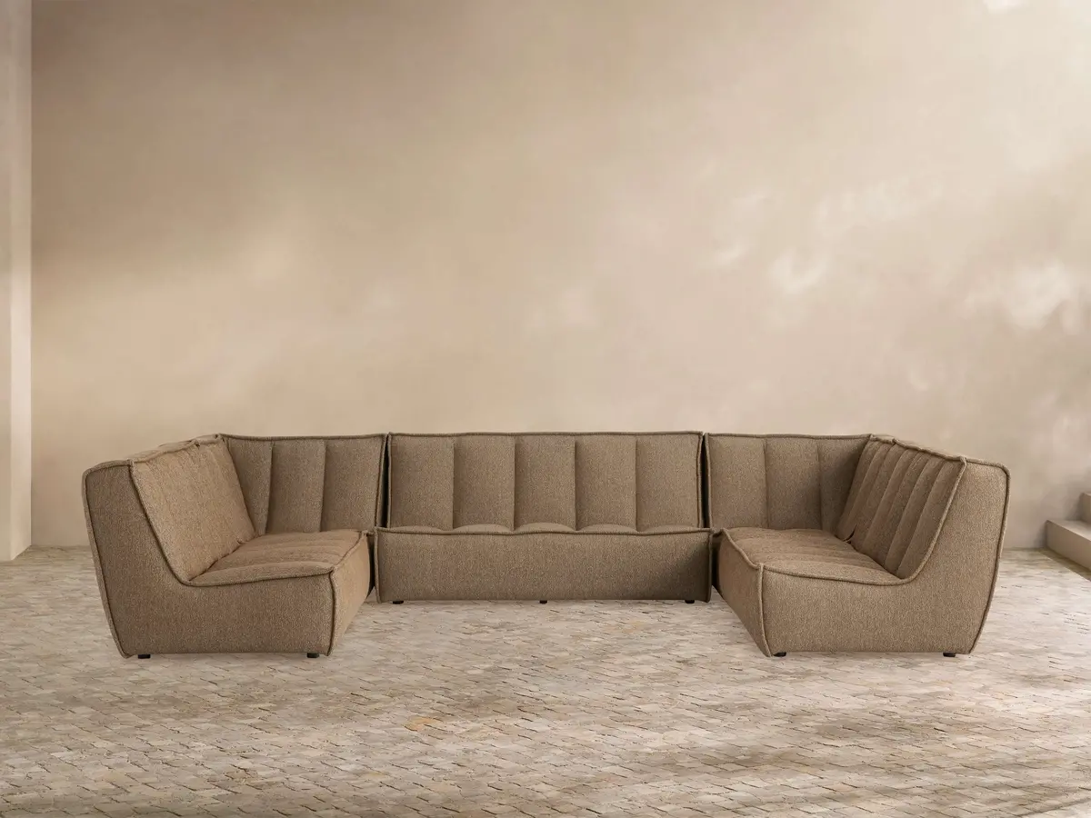 Porto Outdoor Five-Piece Sectional 1
