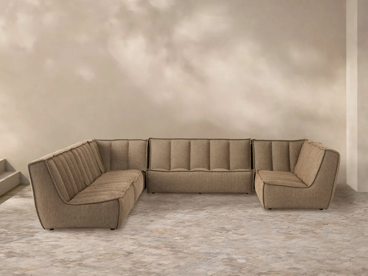 Porto Outdoor Six-Piece Sectional 1