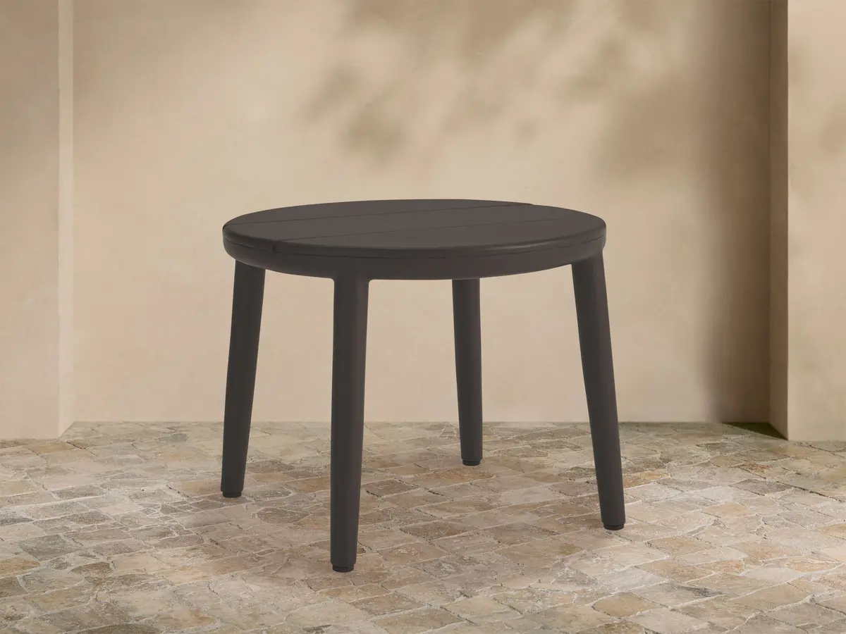 Puglia Outdoor Aluminum End Table 1