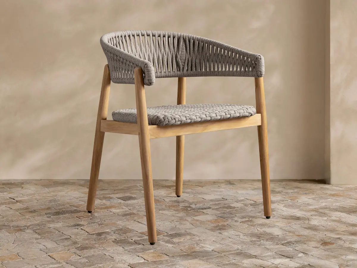 Talia Outdoor Teak Dining Chair 1