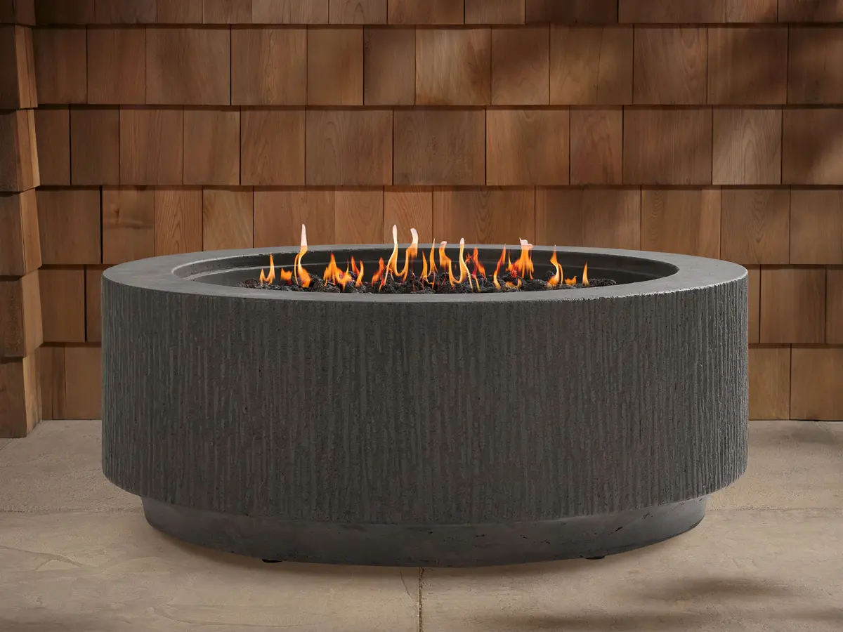 Wilmar Round Natural Gas Fire Pit 1