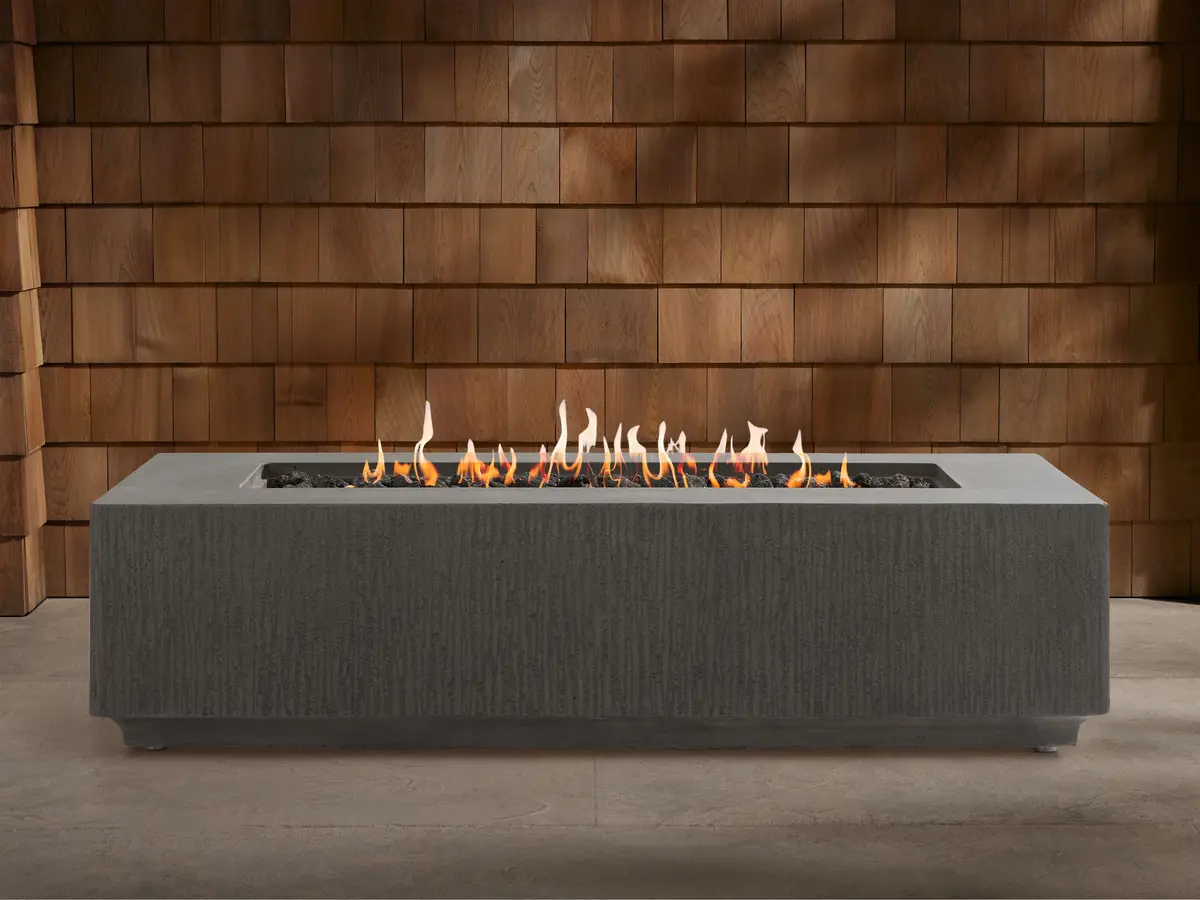 Wilmar Rectangular Propane Fire Pit 1