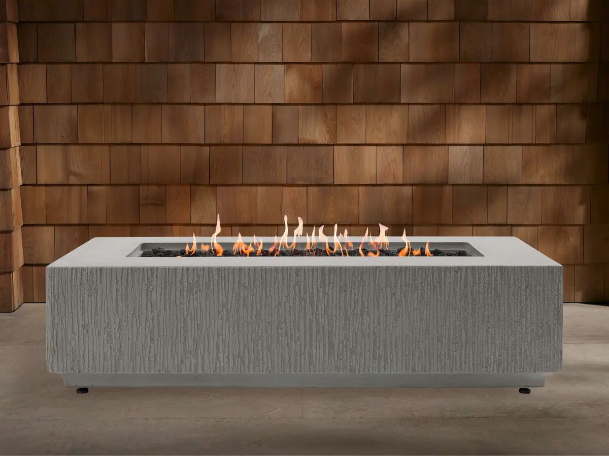 Wilmar Rectangular Natural Gas Fire Pit 1