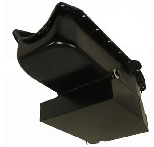 Steel Oil Pan – Fits Chevy Sb 283–350 – Imca Circle Track Racing – Black 1