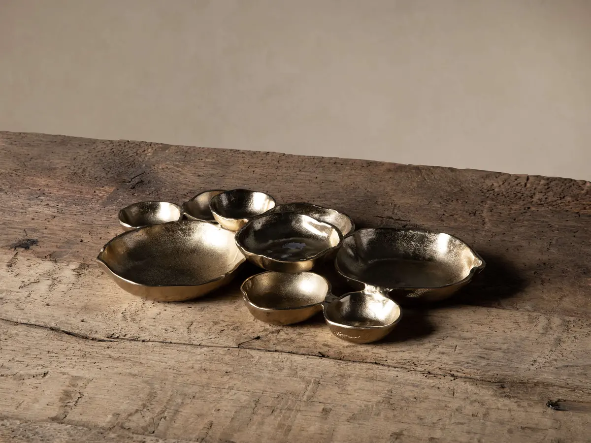 Klasa Large Dark Gold Platter 1