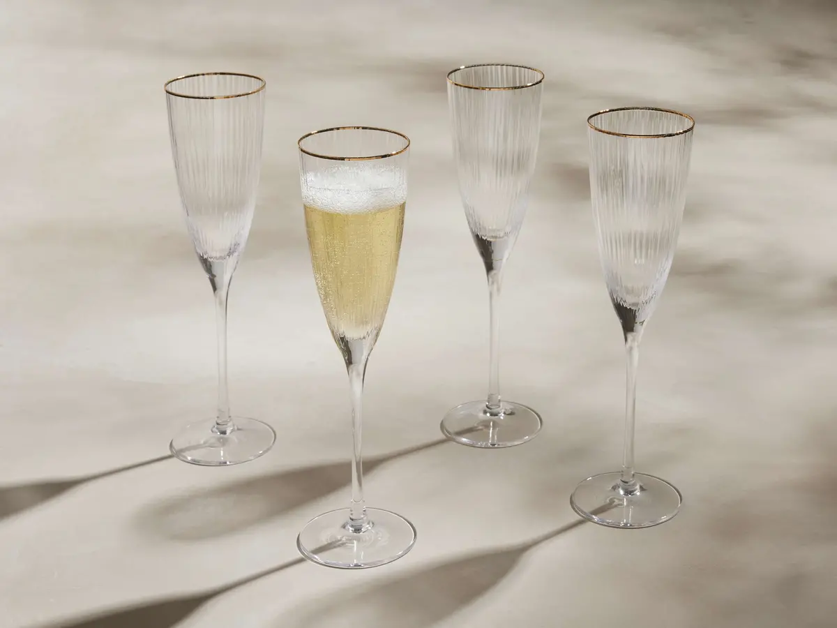 Anisa Champagne Glasses (Set Of 4) 1