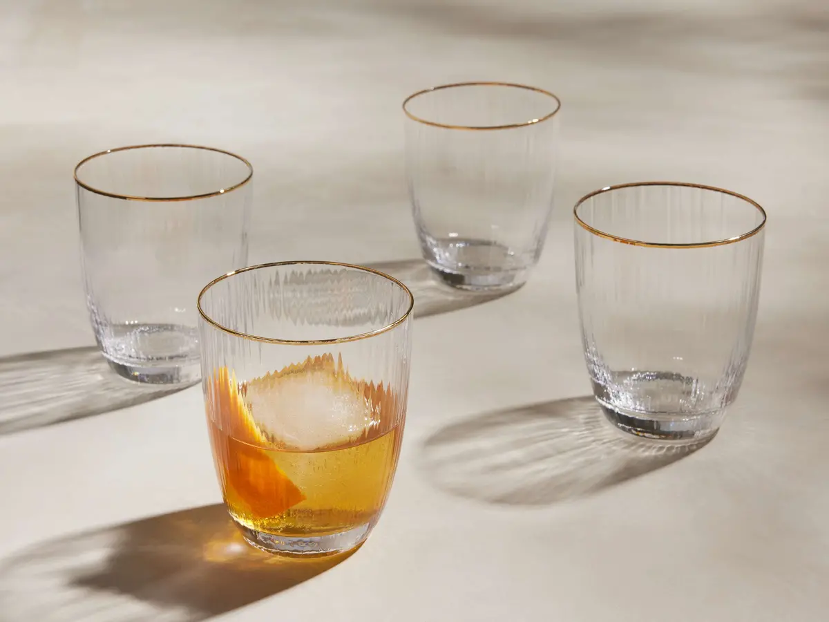 Anisa Double Old Fashioned Glasses (Set Of 4) 1
