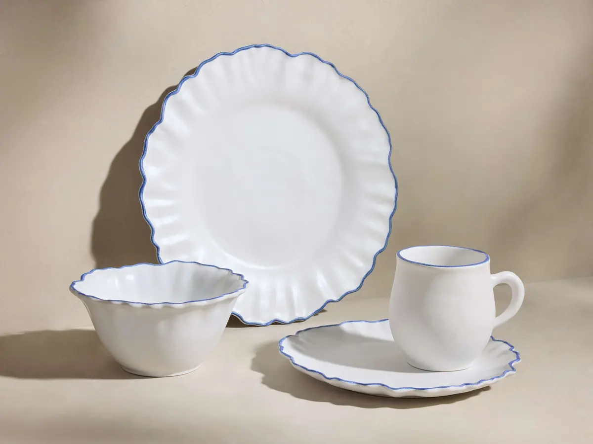 Capuchos Dinnerware With Cereal Bowls (Set Of 16) 1