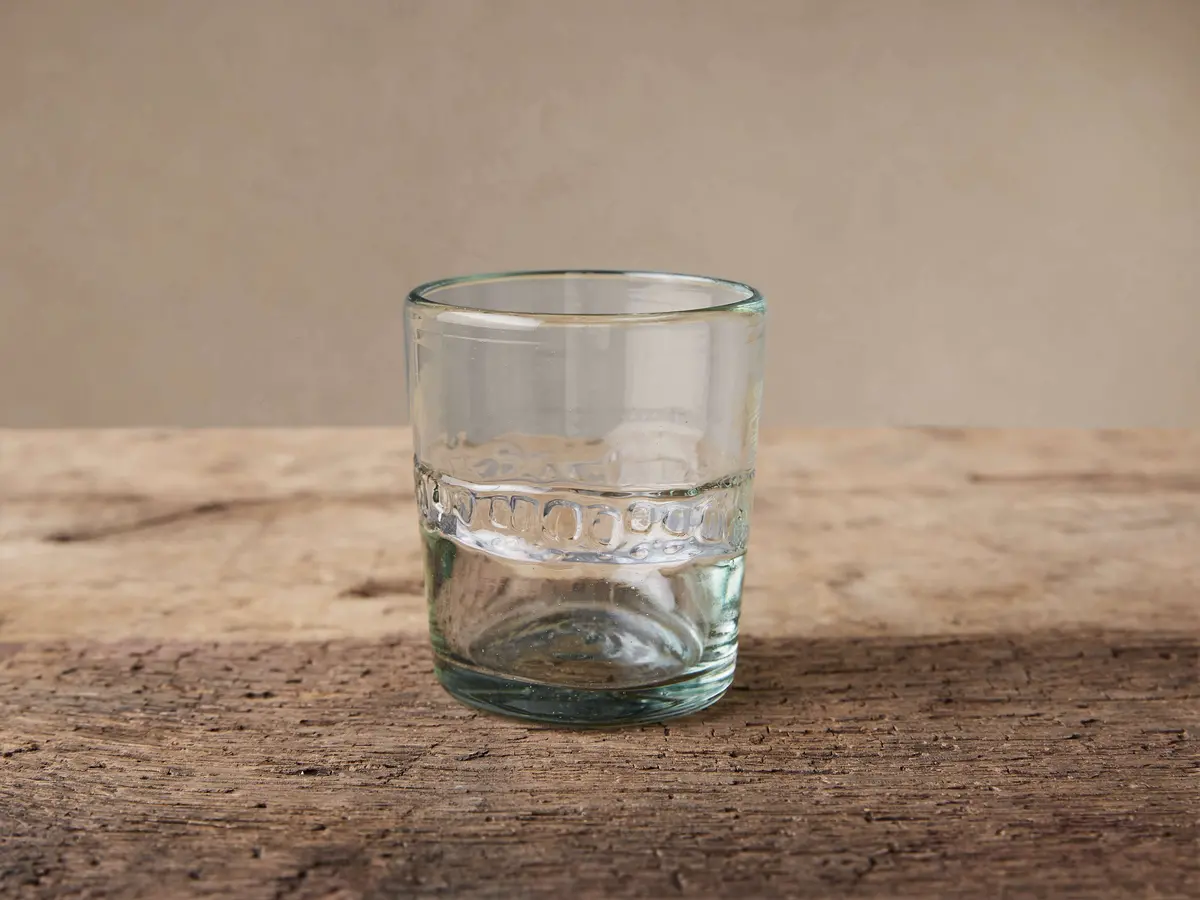 Ribbon Clear Double Old-Fashioned Glasses (Set Of 4) 1