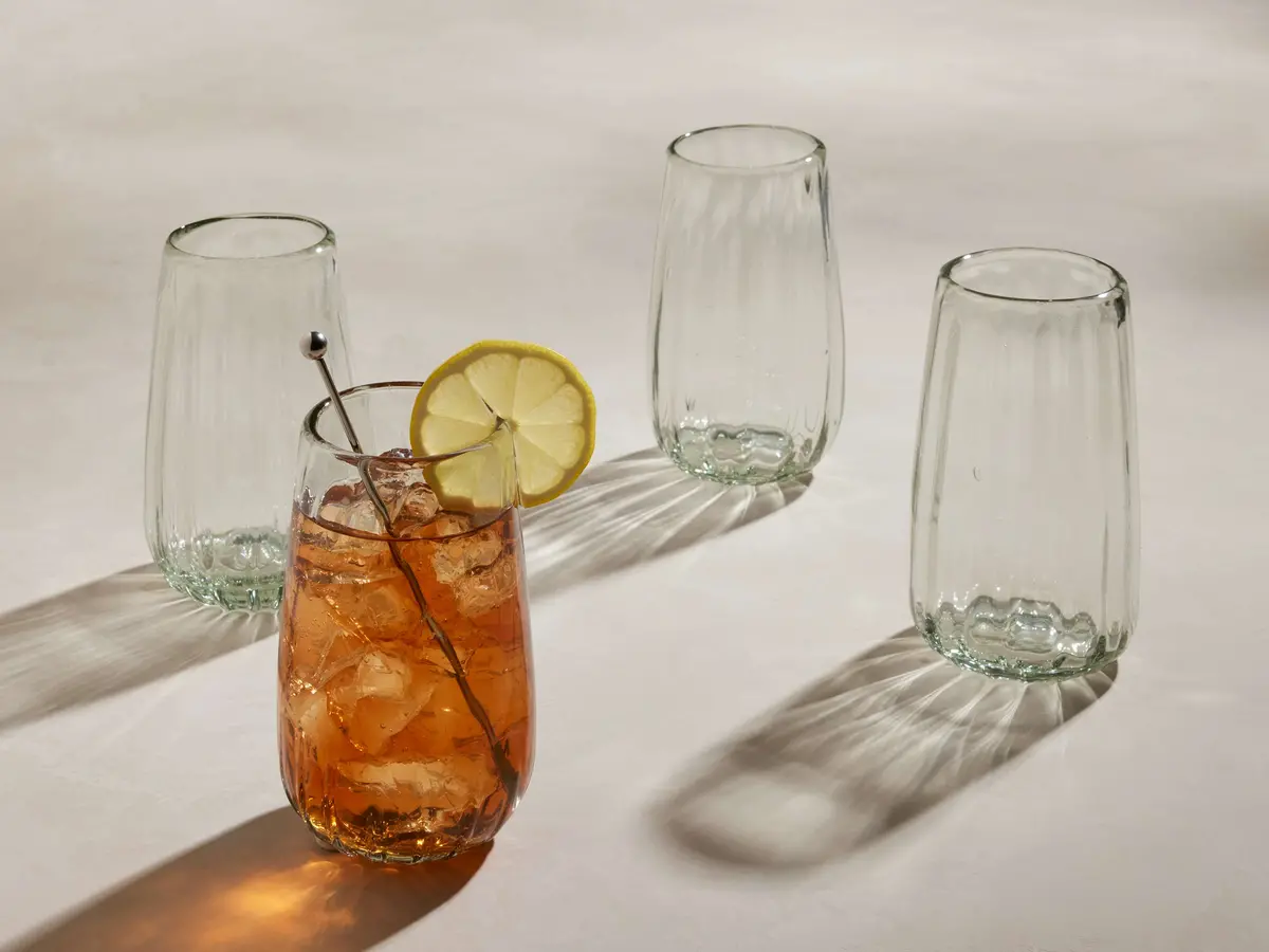 Seema Clear Highball Glasses (Set Of 4) 1