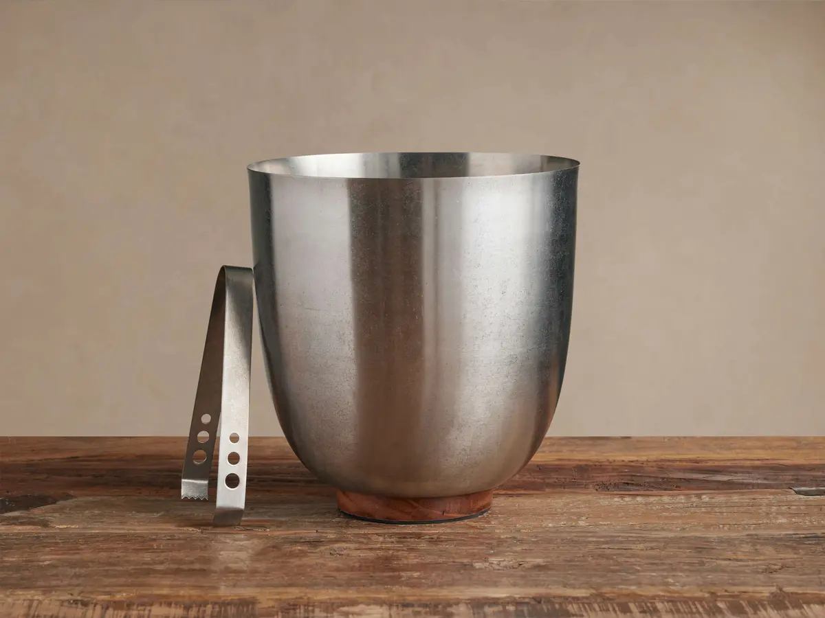Wrenley Ice Bucket With Tongs 1
