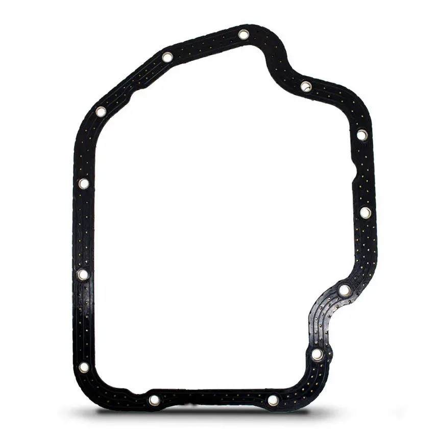 Rubber‑Steel Transmission Pan Gasket Fits Chevy/Gm Turbo Th‑400 – Black 1