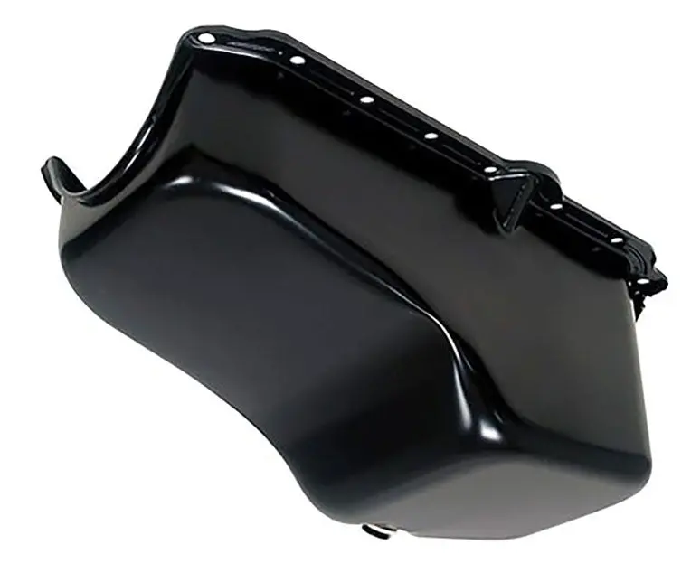 Steel Oil Pan For 1985–99 Gm 4.3L V6 Rear Sump Black 1