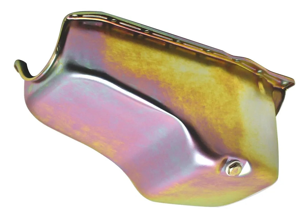 Steel Oil Pan For 1985–99 Gm 4.3L V6 Rear Sump Zinc 1