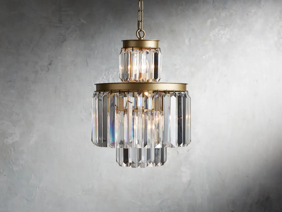 Leyland 15" Chandelier In Brass 1