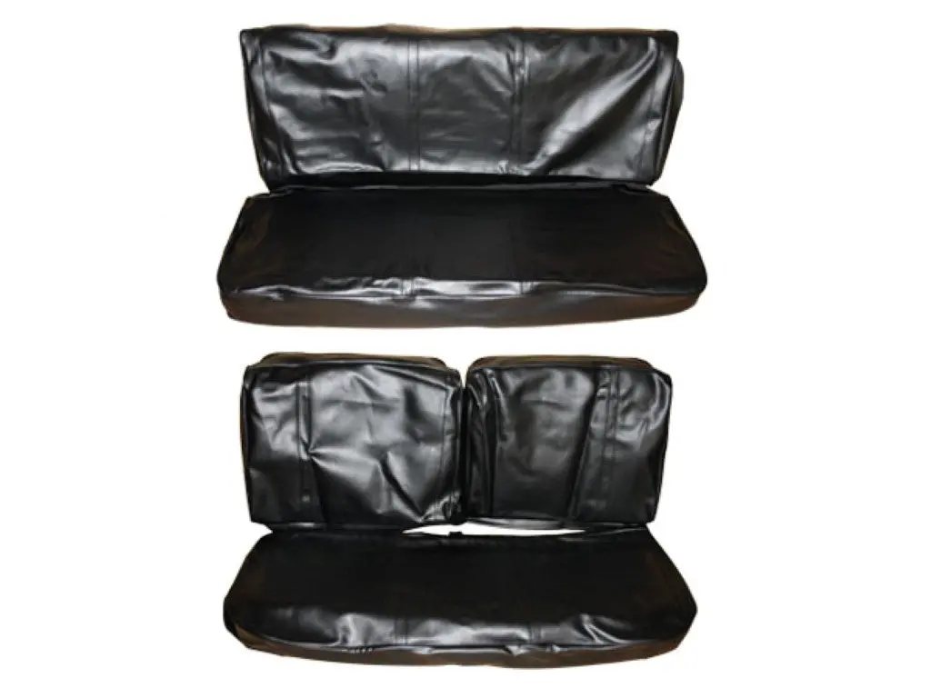 7704-Ben-C Mopar 1970 Roadrunner Satellite Standard Style Front Bench Rear Bench Seat Cover Set 1
