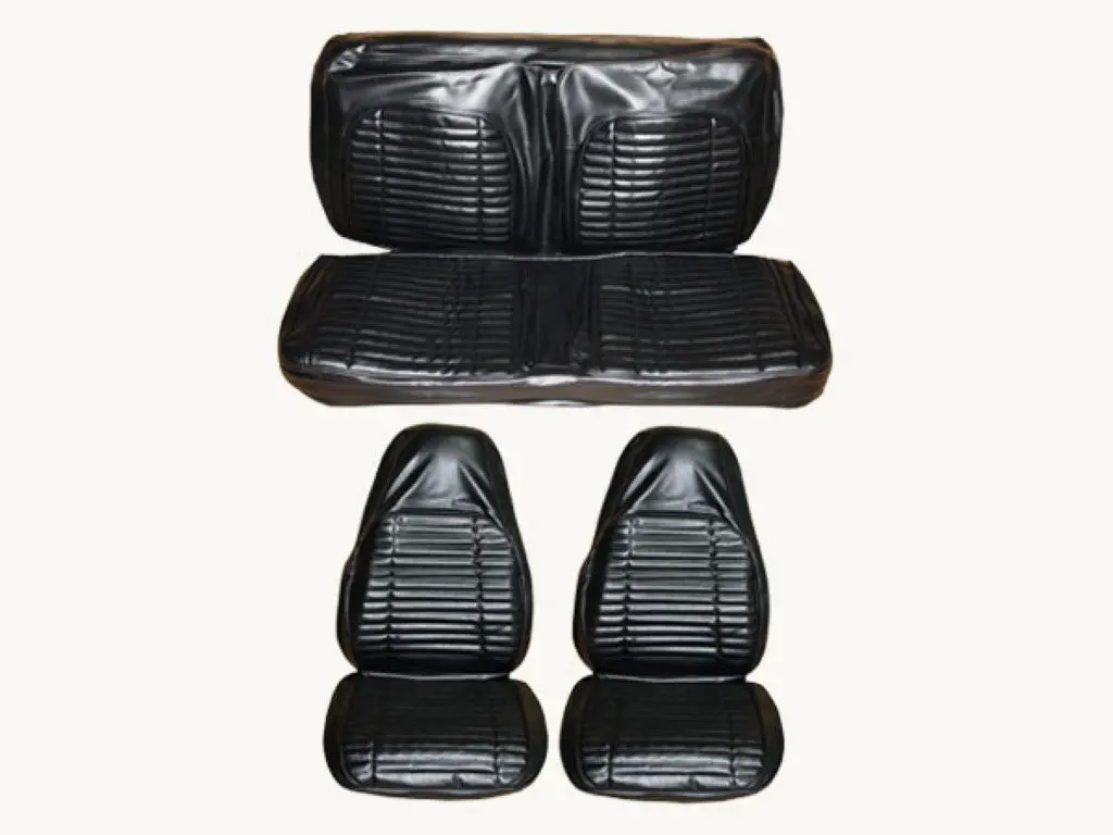 7705-Buk-C 1971 Charger, Roadrunner, Satellite, Gtx Front Bucket Rear Bench Seat Cover Set 1