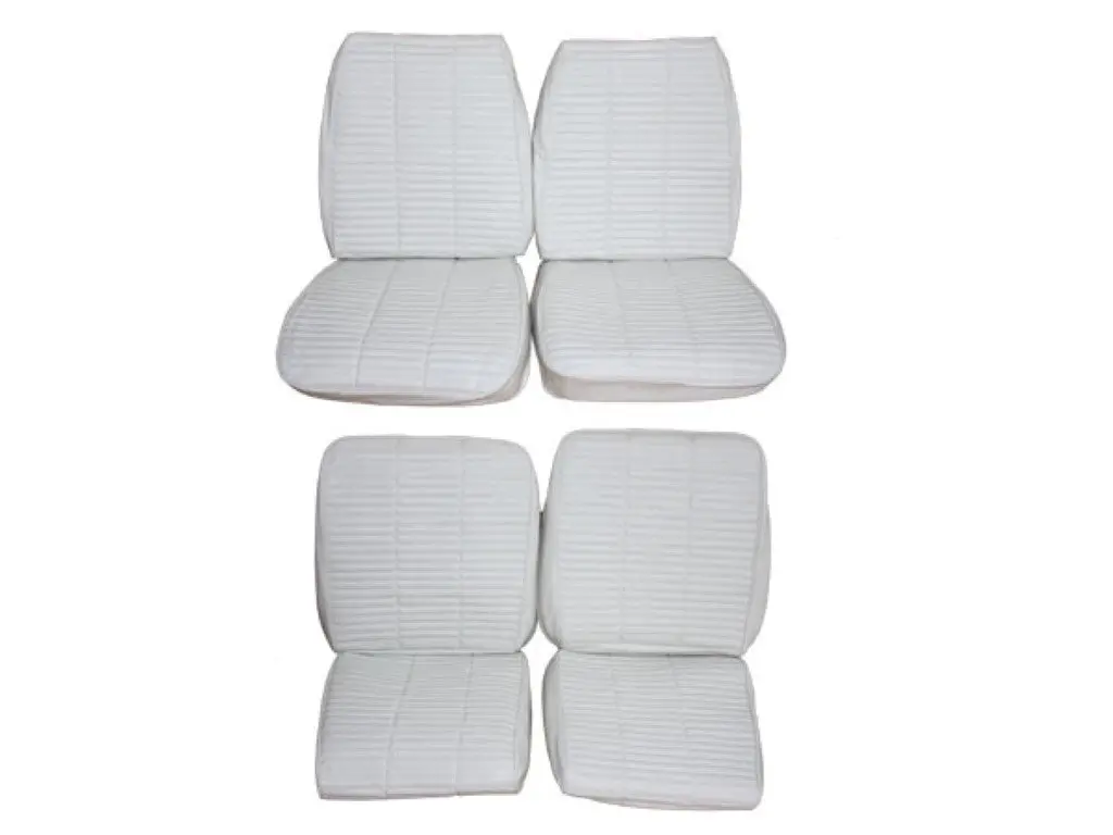 7711-Buk-C Mopar 1966 Dodge Charger Front Bucket Rear Bucket Seat Cover Set 1