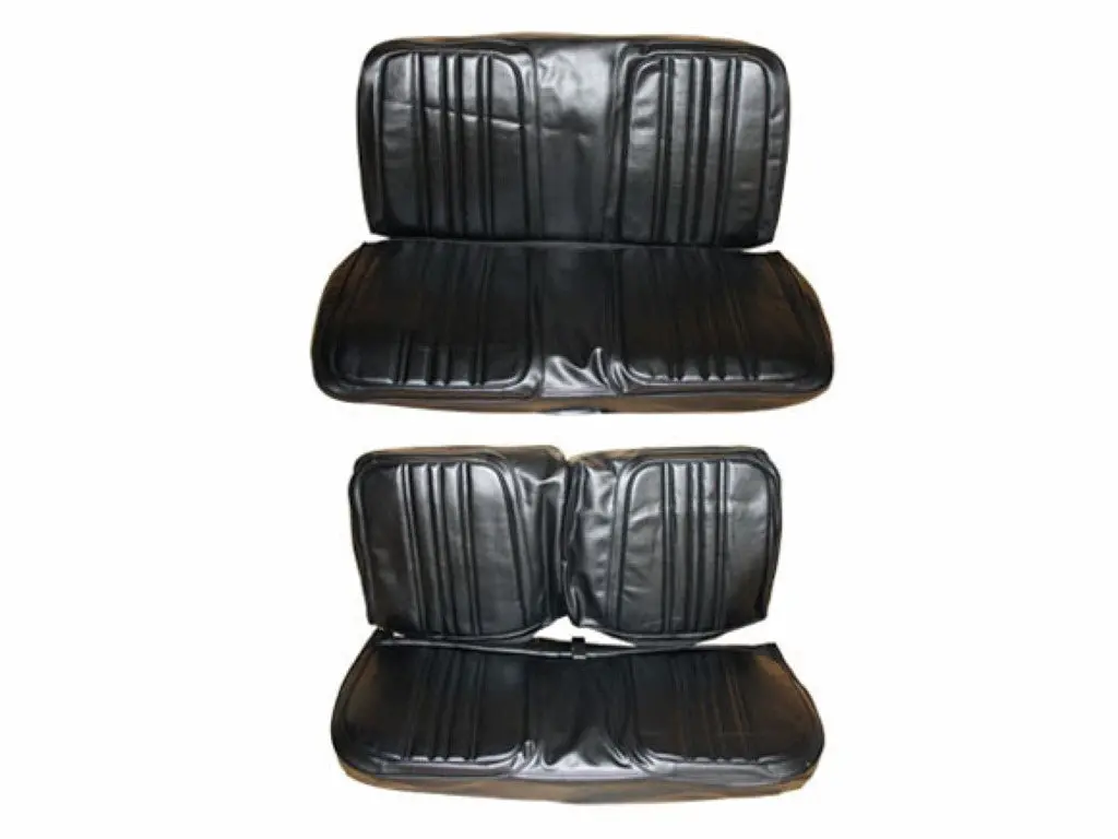 7716-Ben-C Mopar 1970 Roadrunner Gtx Satellite Decor Style Front Bench Rear Bench Seat Cover Set 1
