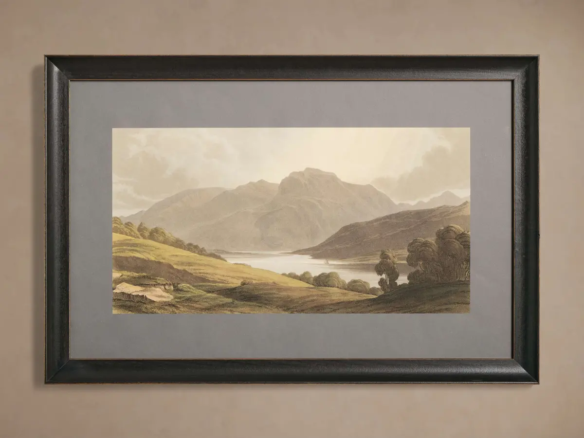 Scottish Highlands 24" Framed Print 1