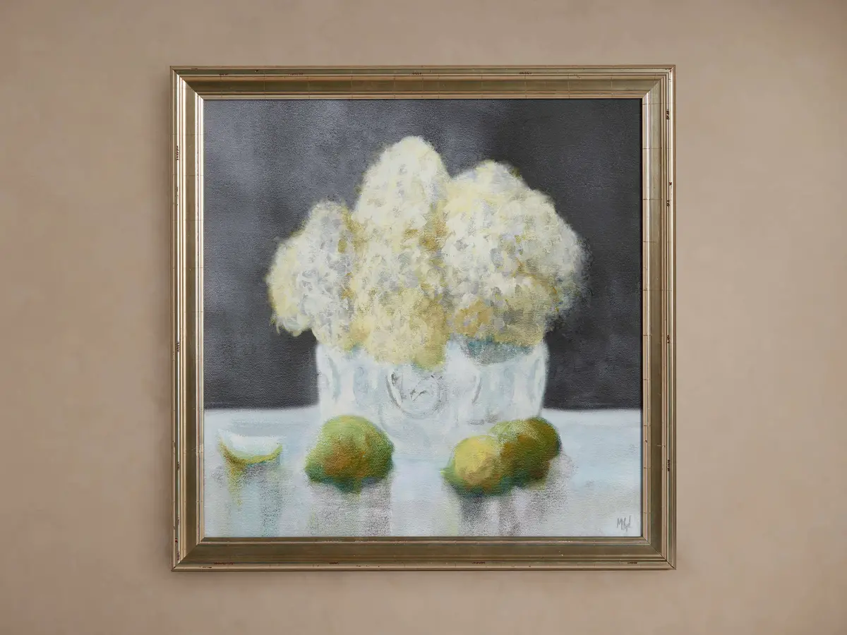 Blanche Hortensia Framed Print 1