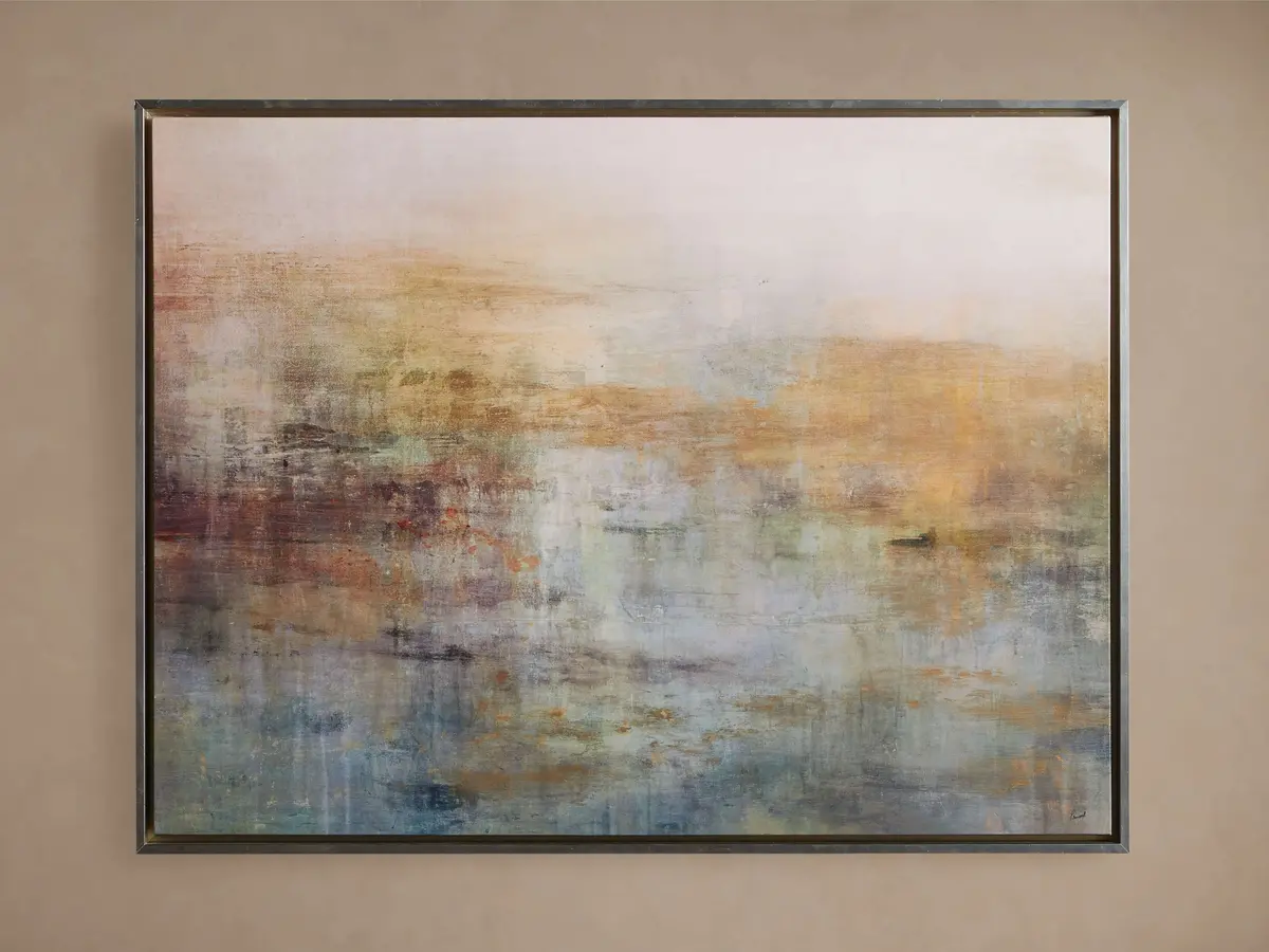 Beclouded Blush Framed Print 1