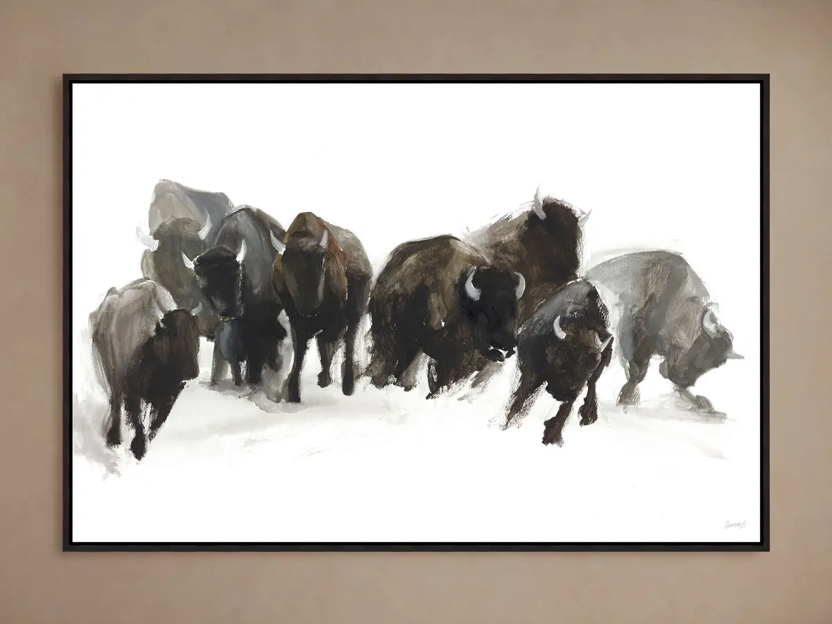 Gathering Framed Print 1